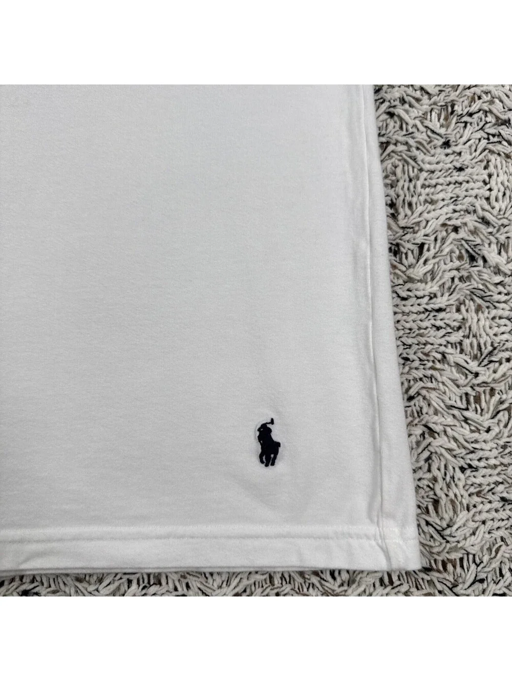 Men’s White Polo Ralph Lauren T-Shirt Size L Classic Fit 100% cotton